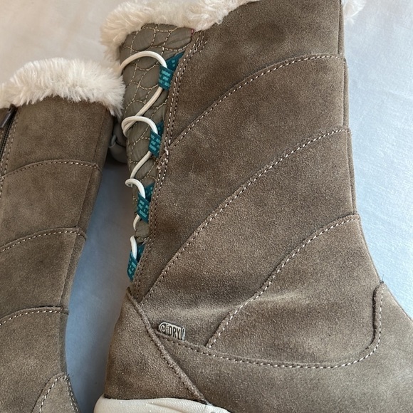 Merrell Jovilee winter boots Boulder/Sea Fog, W6 EUC very clean! - Picture 13 of 13